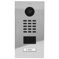 DoorBird D2101V IP Video Türsprechanlage – Chrom-Optik (PVD)