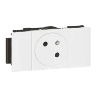 Legrand 077101L MSC Link Steckdose F/B Std DLP-Clip erhöht Berührungsschutz ultraweiß