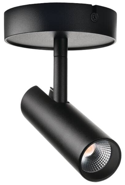 SG Leuchten SG LEUCHTEN LED-Anbauleuchte 7W 3000K schwarz TUBE MICRO 320810 370lm Konverter