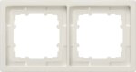Siemens 5TG1322-1 DELTA style platin- metallic Rahmen 2-fach