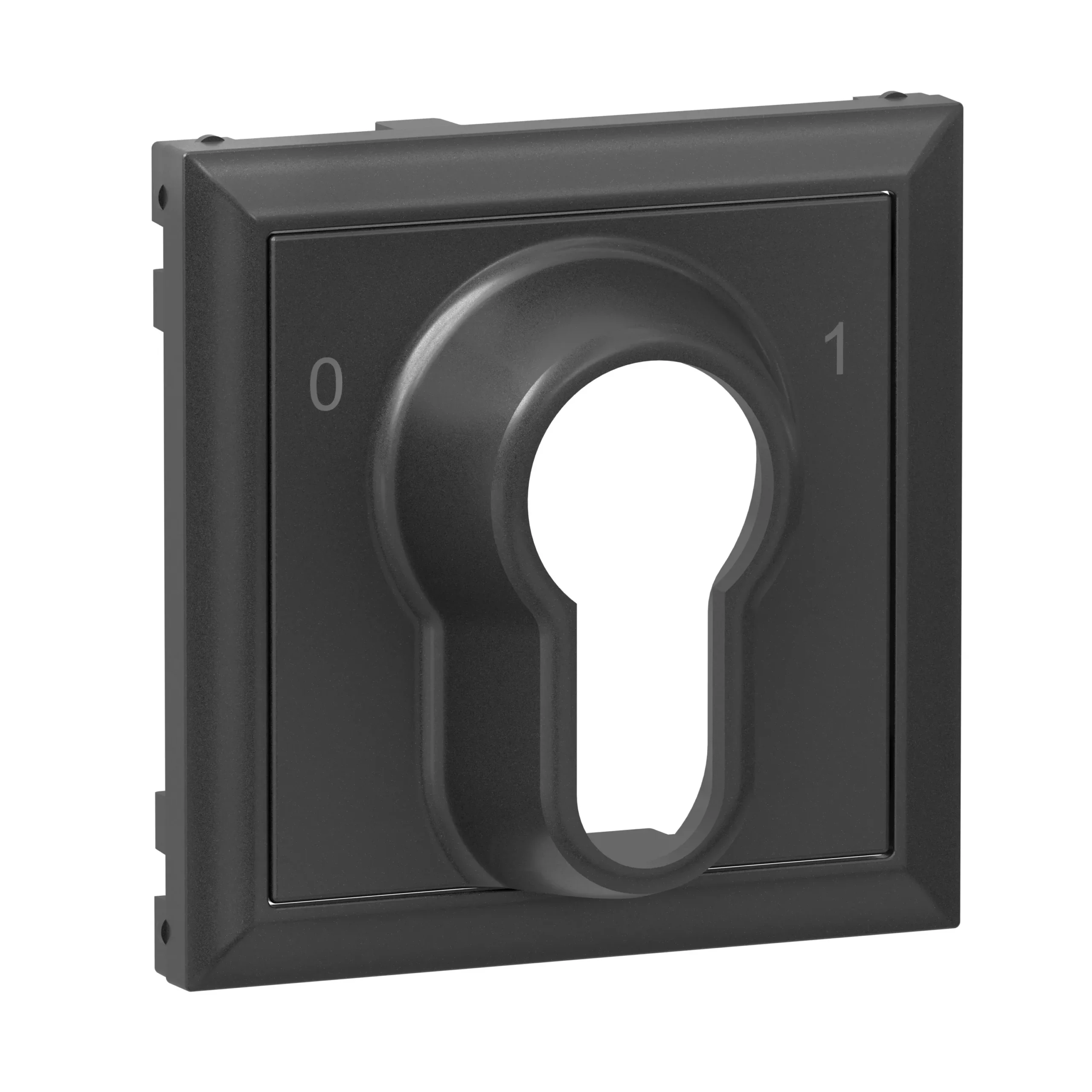 Legrand Legrand 765433 SEANO Abdeckung für DIN-Schlüsselschalter 0  1 Anthrazit