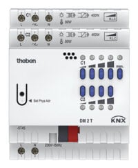 Theben Dimmaktor 2-fach, ohne Erweiter. DM 2 T KNX