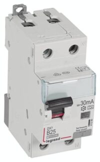 Legrand 411290 DX3 Fi/LS-Schalter B 25A 1P+N 10kA 30mA Typ A 230VAC 2TE