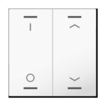 MDT Wippe für KNX Taster Light 63 weiß glänzend Sch./Jalousie BE-TAL63W204.D1