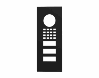 DoorBird D1102V Unterputz Frontblende – Graphitschwarz