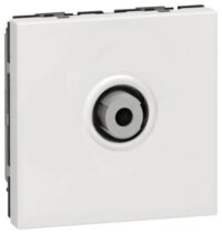 Legrand 078780 Anschlussdose F-Type 2-modulig Mosaic ultraweiß