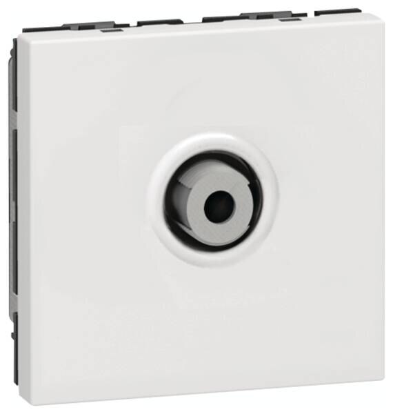 Legrand Legrand 078780 Anschlussdose F-Type 2-modulig Mosaic ultraweiß