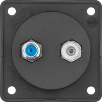 Berker Antennen-Steckdose TV/SAT schwarz 9456005