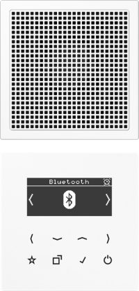 Jung Smart DAB+ Digitalradio Bluetooth Set Mono LS, DAB LS1 BT WW