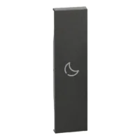 BTicino KG01MHBED LivingNow 1M Tasten- abdeckung für MyHome mit Symbol Nacht Black