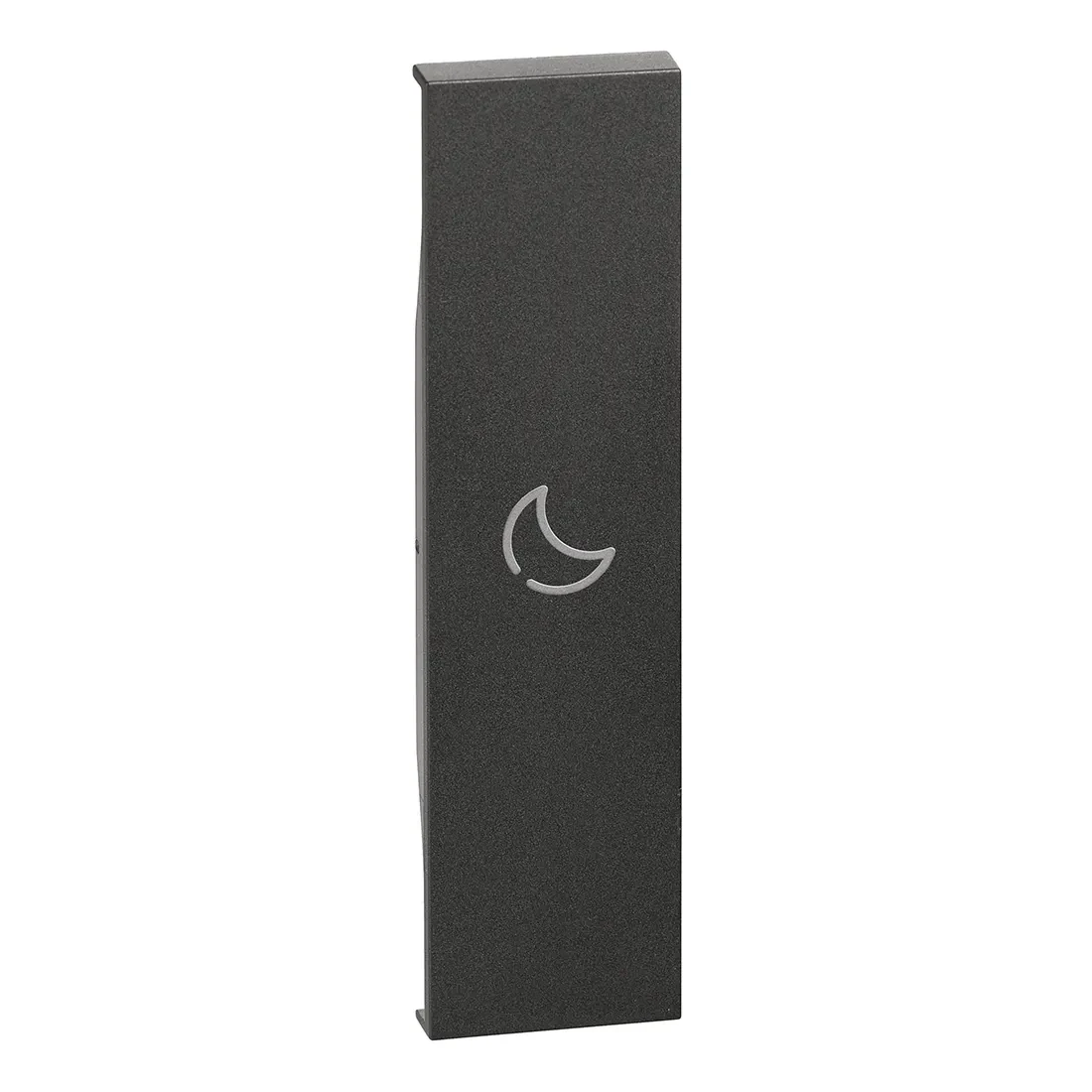 Legrand BTicino KG01MHBED LivingNow 1M Tasten- abdeckung für MyHome mit Symbol Nacht Black