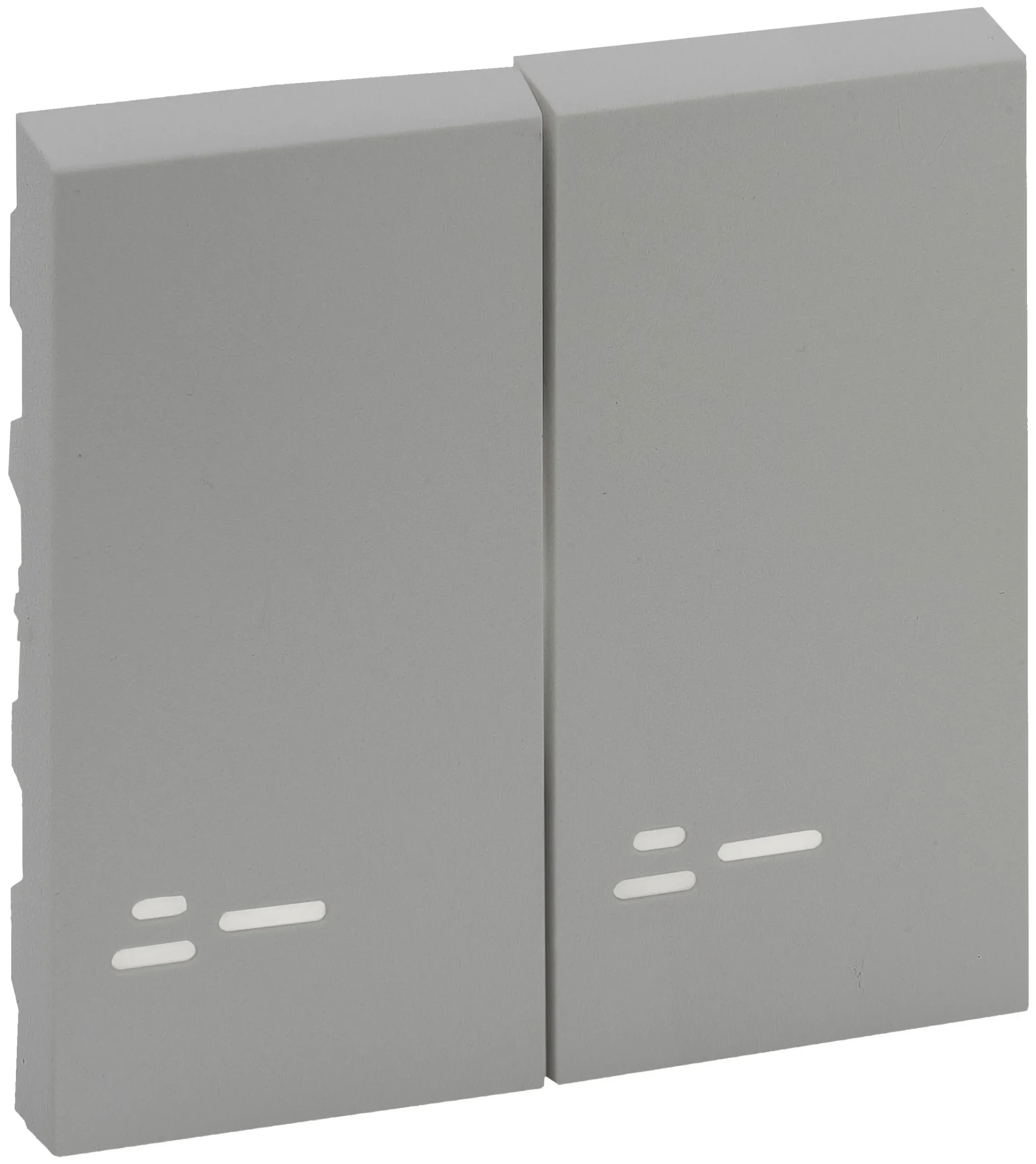 Legrand Legrand 864308 Wippe Serienschalter beleuchtet Niloe Step Aluminium