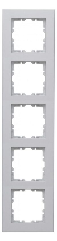 Kopp 407234000 HK07 PURE-Abdeckrahmen 5-fach Farbe:grau matt