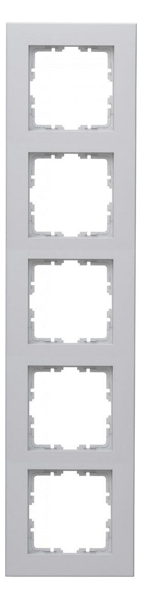 Kopp Kopp 407234000 HK07 PURE-Abdeckrahmen 5-fach Farbe:grau matt