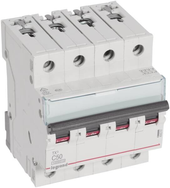 Legrand Legrand 404261 TX3 LS-Schalter C 50A 4-polig 10kA 400VAC 4TE