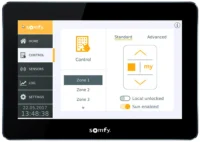 Somfy Sonnenschutzsteuerung TouchDispl IB+ 4Zone 1822637