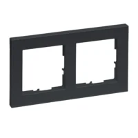 Legrand 765482 SEANO+2-fach Rahmen in der Farbausführung Anthrazit lackiert