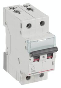 Legrand 403730 TX3 LS-Schalter D 1A 2-polig 6kA 400VAC 2TE