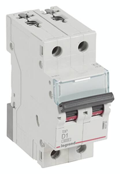Legrand Legrand 403730 TX3 LS-Schalter D 1A 2-polig 6kA 400VAC 2TE
