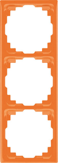 Jung Rahmen 3-fach orange waage/senkrecht CD 583 K O