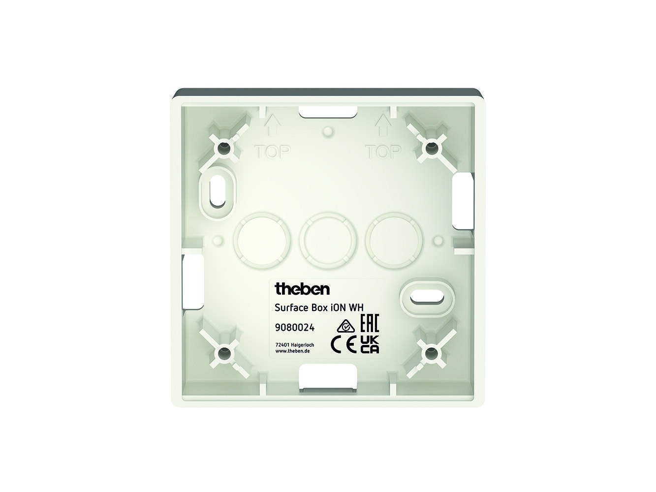 Theben Theben Surface Box iON WH Aufputz Gehäuse weiß KNX LUXORliving 9080024
