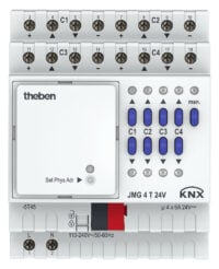 Theben Jalousieaktor Grundgerät JMG 4 T 24V KNX