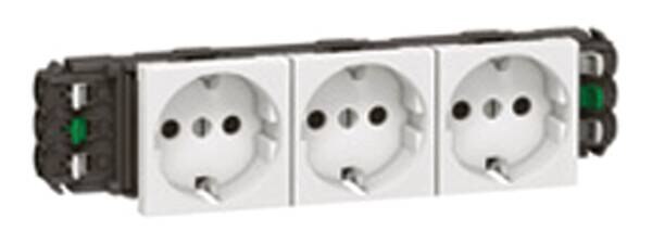 Legrand Legrand 077403 Steckdose 3-fach 6M weiß RAL9003
