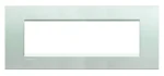 BTicino LNA4807AG LivingLight Abdeck- rahmen für Kompaktinstallation 7M Silver