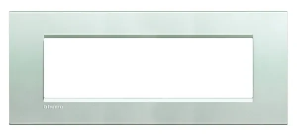 BTicino LNA4807AG LivingLight Abdeck- rahmen für Kompaktinstallation 7M Silver