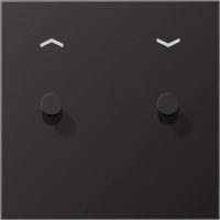Jung Abdeckung mit Kipphebel Kegel, 1fach, dark AL 12-5 P D K 01