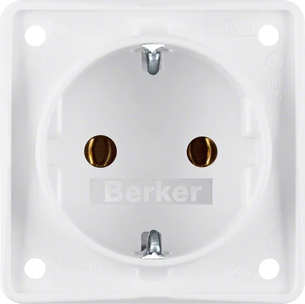 Berker Berker Schuko-Steckdosepws mit Steckklemmen 947782502