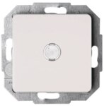 Kopp 618671087 Universalschalter beleuchtet 10AX 250V Milano weiß