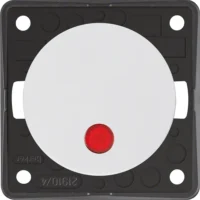 Berker Kontroll-Wippschalter pows/gl 12V rt Linse 937622539