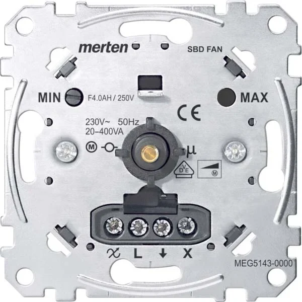 Merten Merten Drehzahlsteller-Einsatz 20-400VA MEG5143-0000