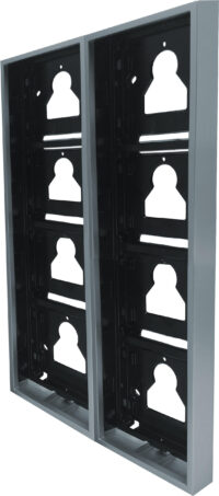 Comelit Group AP-Gehäuse Ultra 8 Module, Aluminium UT9178