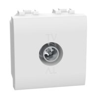 BTicino N4202M2DN LivingLight TV-Dose für Einzelanschluss 1M Weiß