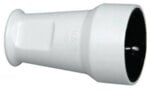 Kopp 182702004 PVC-Schutzkontakt.- Kupplung IP20 3x1,5qmm 16A 250V arktis-weiß