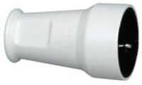 Kopp 182702004 PVC-Schutzkontakt.- Kupplung IP20 3x1,5qmm 16A 250V arktis-weiß