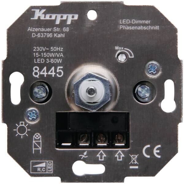 Kopp Kopp 844500180 DW-Dimmer LED 3-50W RC