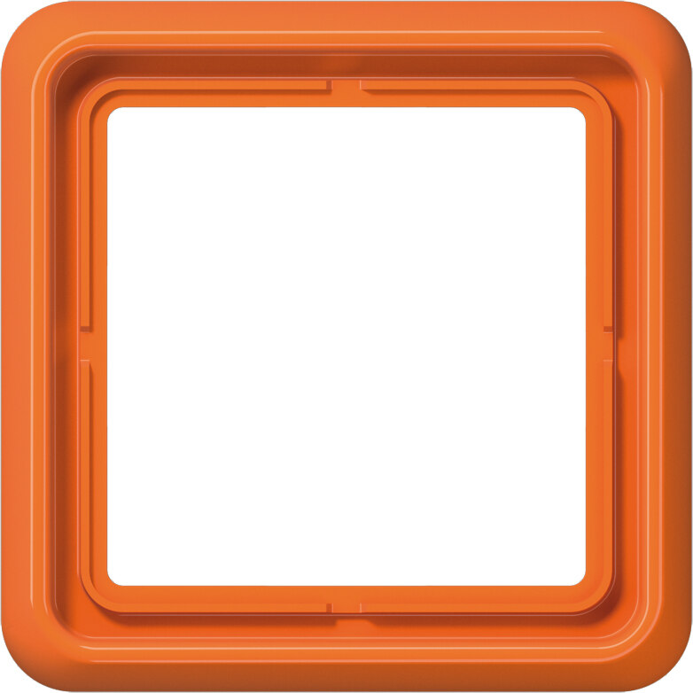 Jung Jung Rahmen 1-fach orange waage/senkrecht CD 581 WU O
