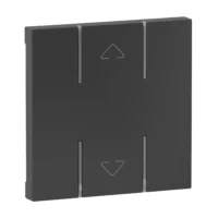 Legrand 765919 Seano 2-modulige Tastenabdeckung MyHome mit Symbol "Auf/Ab"