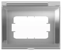 BTicino 26603 Feuchtraumabdeckung 3M mit transp Klappdeckel AXOLUTE/LivingLight