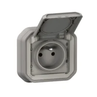 Legrand 069831L Plexo New FRUP Steckdose F/B Standard Steckklemme EB IK08 Grau