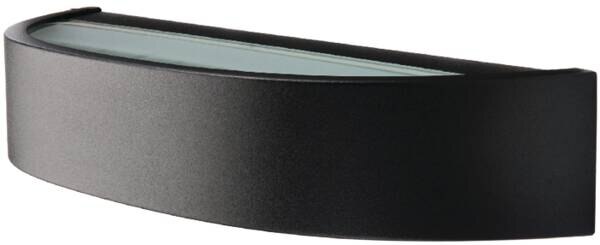 SG Leuchten SG LEUCHTEN LED-Up/Down Leuchte 10W schwarz CURVE 614340 2700K 560lm Konverter