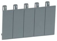 Legrand 001961 Abdeckstreifen 5M silber RAL7001 teilbar in halbe und ganze Module