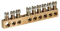 Legrand 004801 Klemmenleiste blank 1x6-25qmm 4x1,5-16qmm Länge:45mm