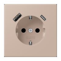 Jung LC1520-15CA240 SCHUKO-Steckdose mit USB Typ AC LC32131