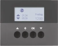 Berker Jalousie-Schaltuhr anthrazit matt 85741175