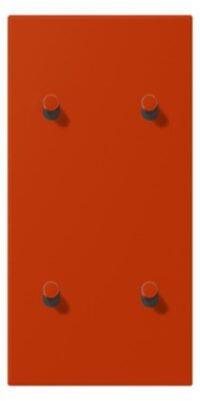 Jung LC12-25R0244 Abdeckung mit Kipphebel "Zylinder" 2x2 Kipphebel senkrecht LS 1912 rou
