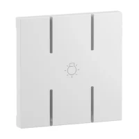 Legrand 765616 Seano 2-modulige Tastenabdeckung MyHome mit Symbol "Licht"